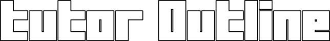 Tutor Outline