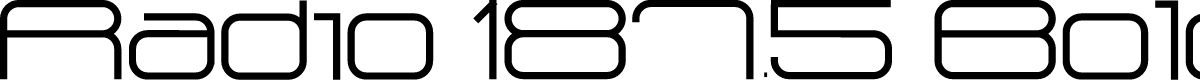 Radio 187.5 Bold