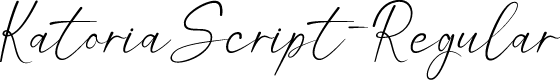 KatoriaScript-Regular