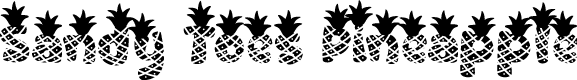 Sandy Toes Pineapple