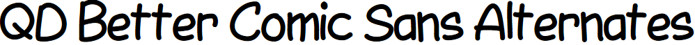 QDBetterComicSansAlternates