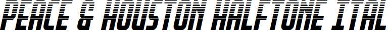 Peace & Houston Halftone Ital