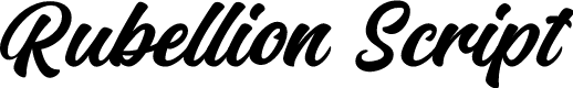 Rubellion Script FREE Personal Regular