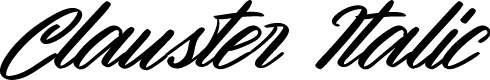 Clauster Italic