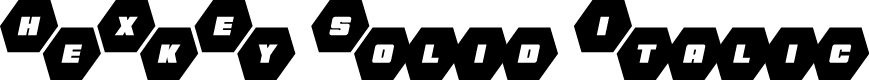 HeXkEy Solid Italic