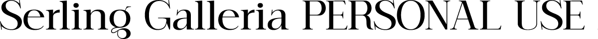 Serling Galleria PERSONAL USE Medium
