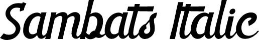 Sambats Italic