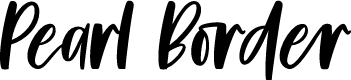 Pearl Border