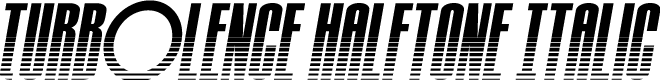 Turb0lence Halftone Italic
