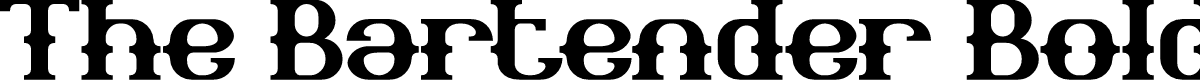The Bartender Bold