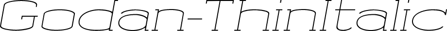 Godan-ThinItalic