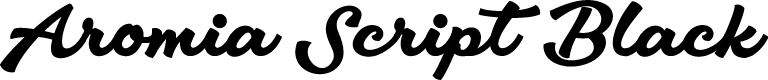 Aromia Script Black