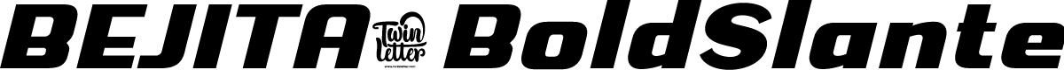 BEJITA-BoldSlanted