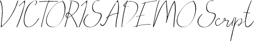 VICTORISA DEMO Script