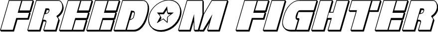 Freedom Fighter 3D Italic