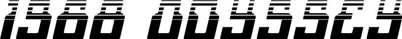 1968 Odyssey Halftone Italic