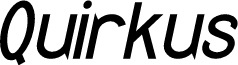 Quirkus Italic