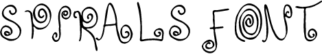 SPIRALS FONT