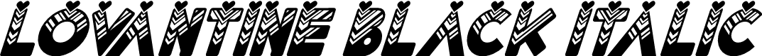 Lovantine Black italic