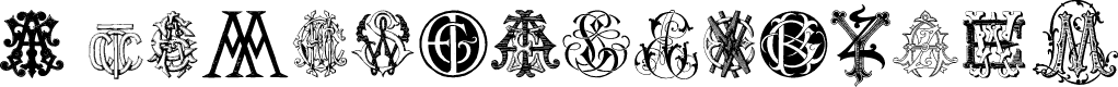 Intellecta Monograms Random Samples Two
