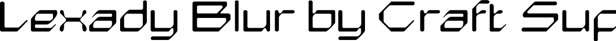 LexadyBlur-Regular