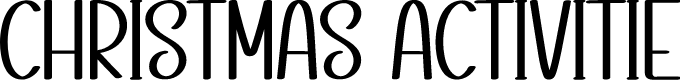 Christmas Activitie