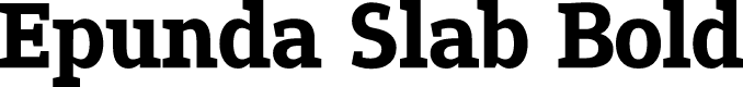 Epunda Slab Bold