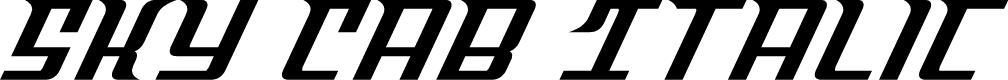 Sky Cab Italic