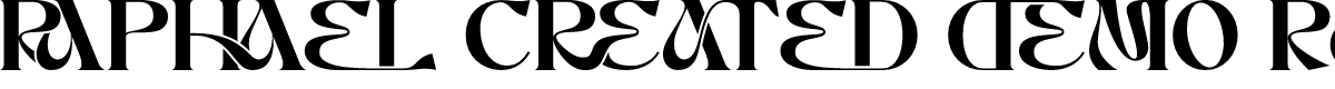 RAPHAEL CREATED DEMO Regular