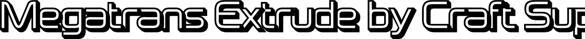 Megatrans 3D Demo ExtrudeRight