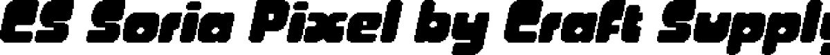 CS Soria Pixel Regular Demo