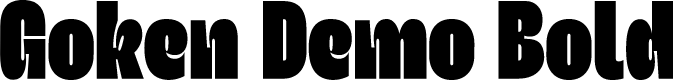 Goken Demo Bold