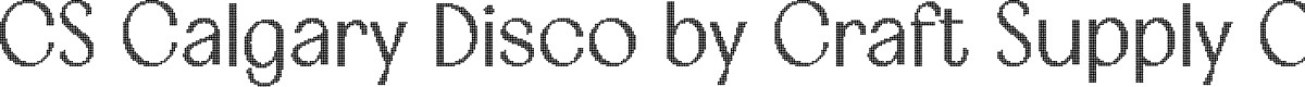 CSCalgaryDisco-Regular Demo
