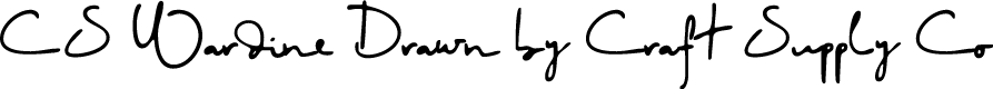 CSWardineDrawn-Regular Demo