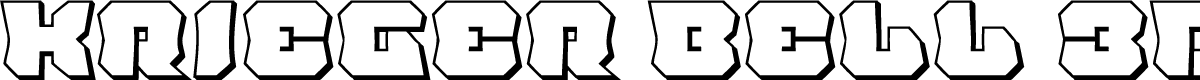Krieger Bell 3D