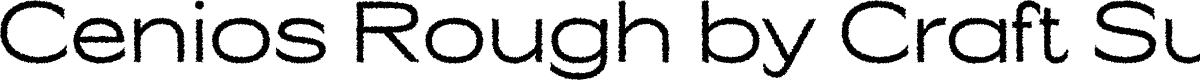 Cenios Rough Demo Regular