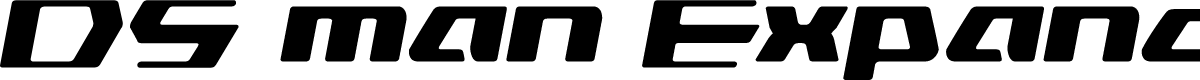DS man Expanded Semi-Italic