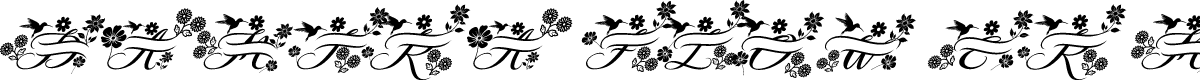 Damira Flower Monogram Italic Italic