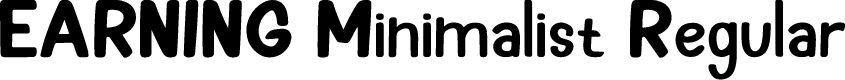 EARNING Minimalist Regular