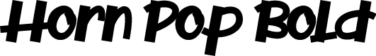 Horn Pop Bold