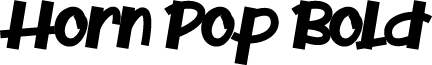 Horn Pop Bold