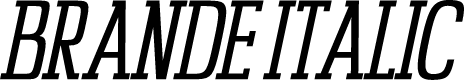 BRANDE Italic