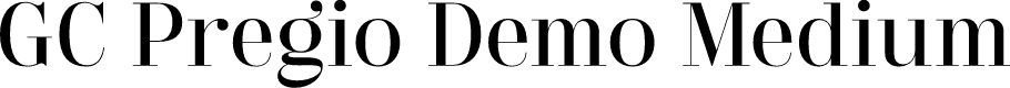 GC Pregio Demo Medium