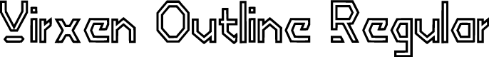 Virxen Outline Regular
