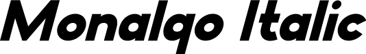 Monalqo Italic