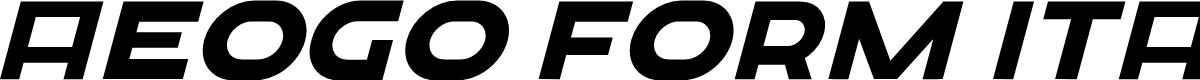 Aeogo Form Italic