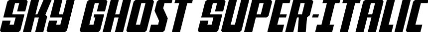 Sky Ghost Super-Italic