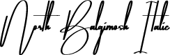 North Balgimosh Italic