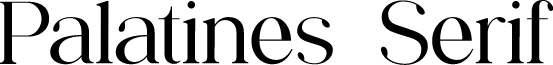 Palatines Serif Classic Fancy
