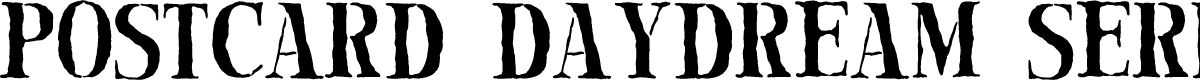 Postcard Daydream Serif Demo